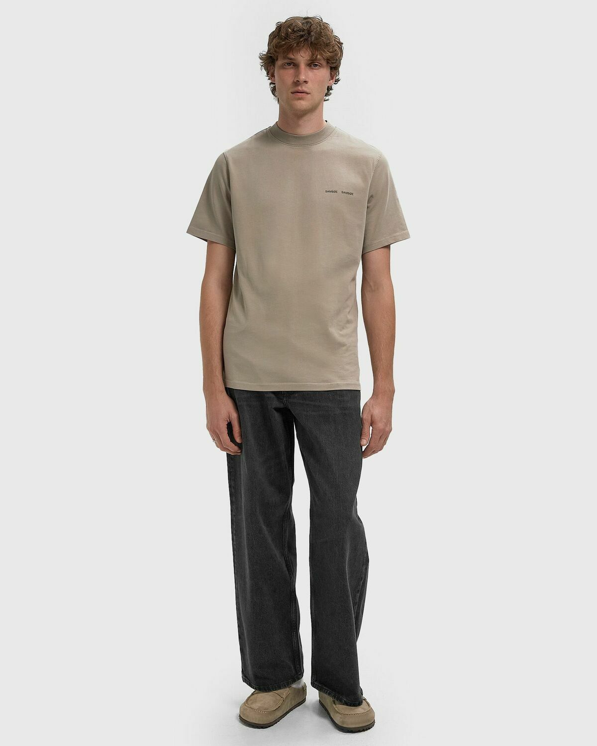 Samsøe & Samsøe NORSBRO T-SHIRT Brown Mens Shortsleefe