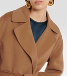 'S Max Mara Paris belted virgin wool coat