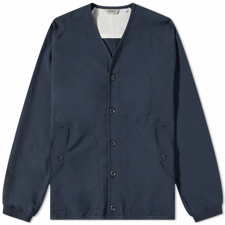 Photo: Nanamica Men's ALPHADRY Cardigan in Navy