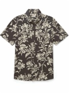 Faherty - Seasons Floral-Print Organic Cotton Shirt - Black
