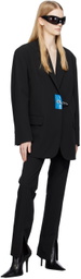 Heron Preston Black Lanyard Clasp Blazer