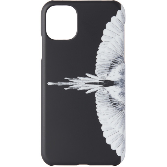 Photo: Marcelo Burlon County of Milan Black and White Wings iPhone 11 Case