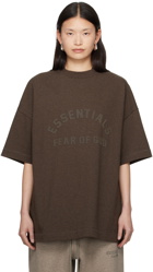 Fear of God ESSENTIALS Brown Bonded T-Shirt