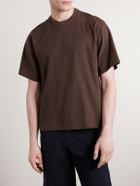 Portal - Root Organic Cotton and Hemp-Blend Jersey T-Shirt - Brown