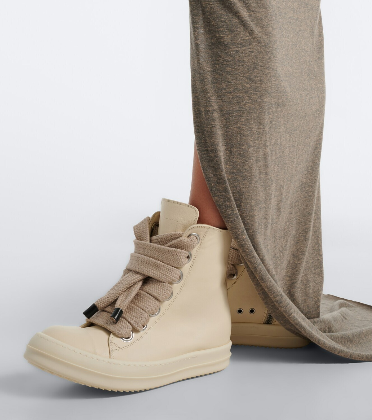 Rick Owens Jumbolace leather sneakers