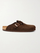 BIRKENSTOCK - Boston Suede Sandals - Brown - 40