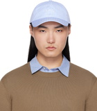 A.P.C. Blue & White Charlie Baseball Cap