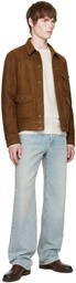 RRL Brown Roughout Suede Jacket