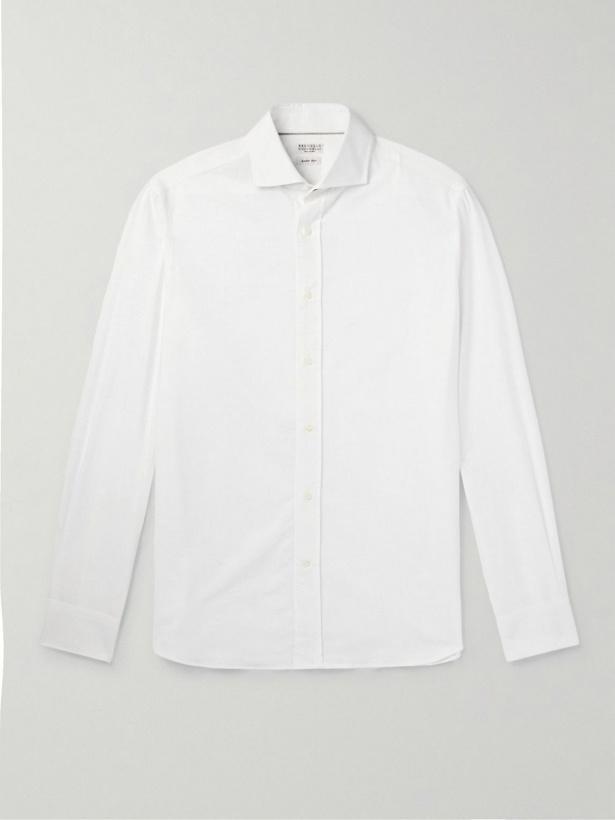 Photo: Brunello Cucinelli - Cotton Shirt - White