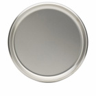Service Projects Round Steel Tray 300 in Brushed Steel 