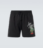 Amiri Printed swim trunks