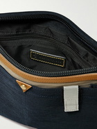 Master-Piece - Link Leather-Trimmed Colour-Block Twill Messenger Bag