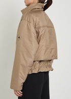 Adidas X Stella Mccartney Liner Padded Shell Jacket Brown