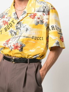 GUCCI - Printed Bowling Cotton Shirt