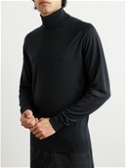 John Smedley - Cherwell Merino Wool Rollneck Sweater - Black