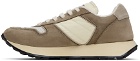 Common Projects Brown & Off-White Track SS24 Sneakers