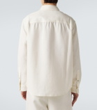 God's True Cashmere Linen shirt with moonstone