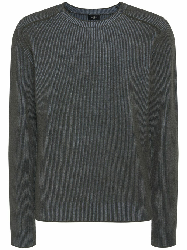 Photo: ETRO Vanise Raglan Sleeves Cashmere Sweater