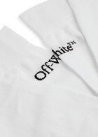 Off-white Bookish Cotton-blend Long Socks - One Size