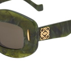 Loewe Eyewear Women's Screen Sunglasses in Green 