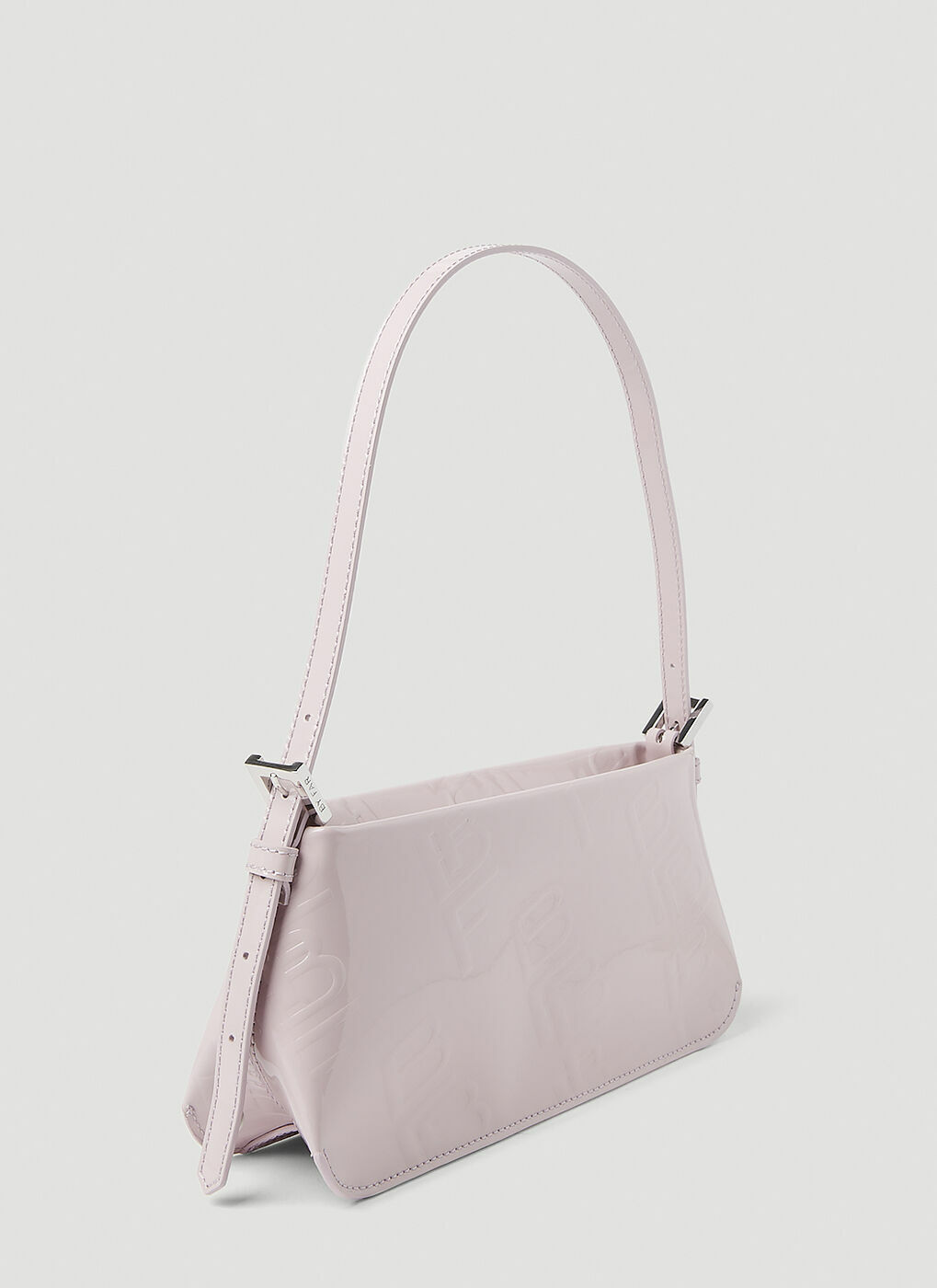 BY FAR Dulce Dawn Embossed Shoulder Bag in Lilac By Far