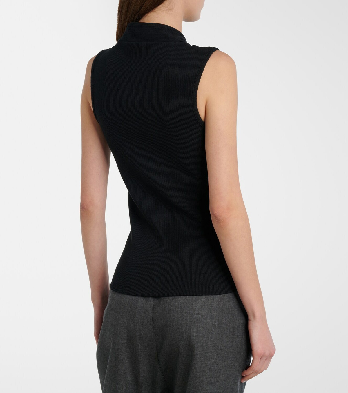 Lemaire Asymmetric cotton and linen top