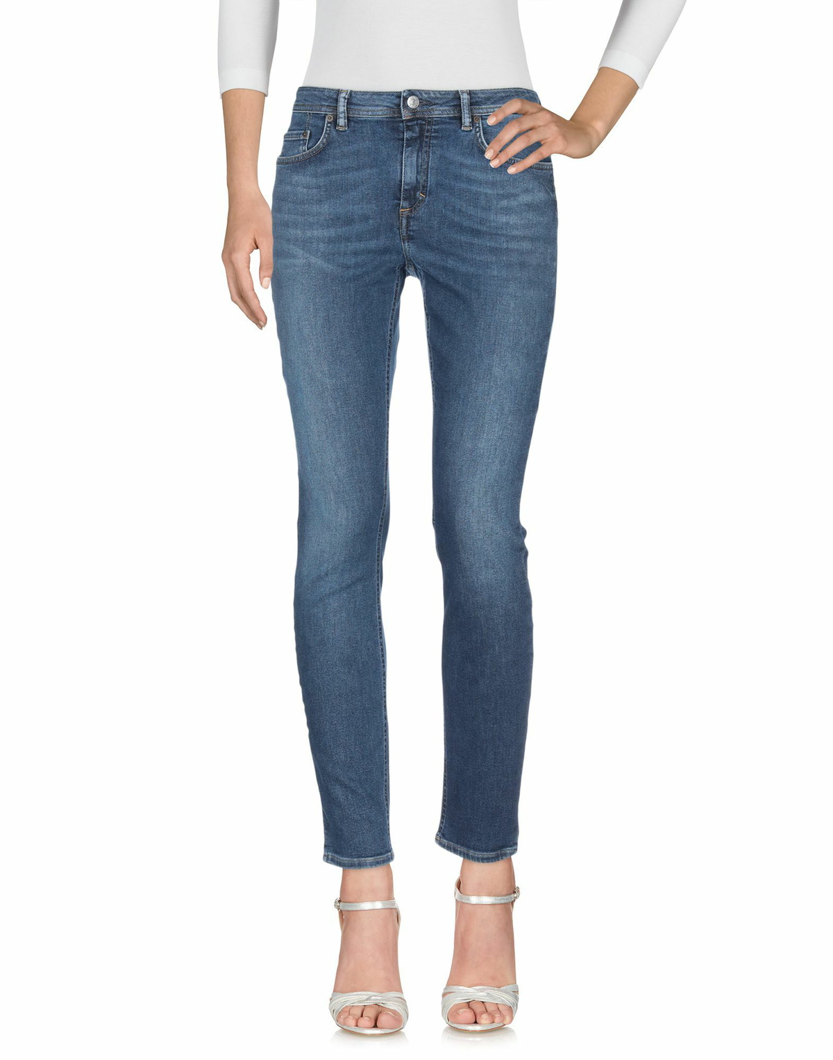Acne Studios Womens Jeans in Blue
