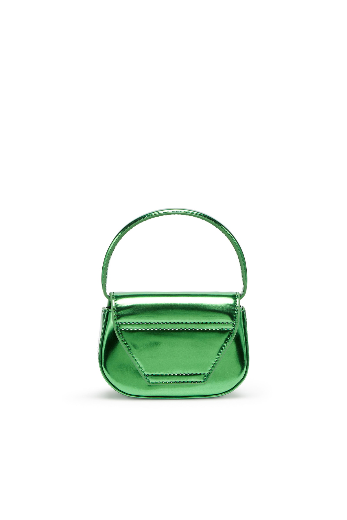 Diesel 1DR-XS-S-Iconic mini bag in mirrored leather