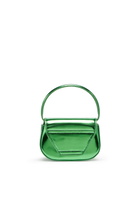 Diesel 1DR-XS-S-Iconic mini bag in mirrored leather - Handbags Womens in Green