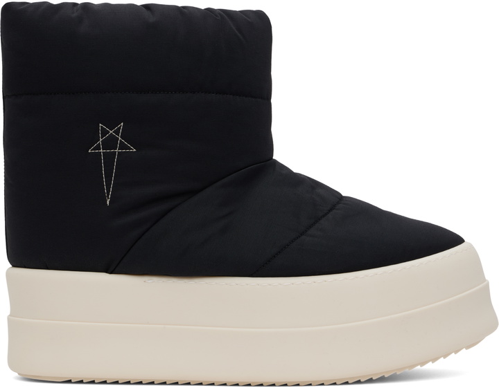 Photo: Rick Owens DRKSHDW Black Porterville Mega Bumper Low Lunar Boots