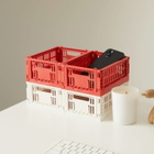 HAY Mini Recycled Colour Crate - Set of 2 in Red 