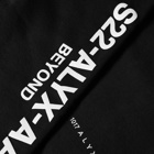 1017 ALYX 9SM Men's Collection Logo Sweat Short in Black