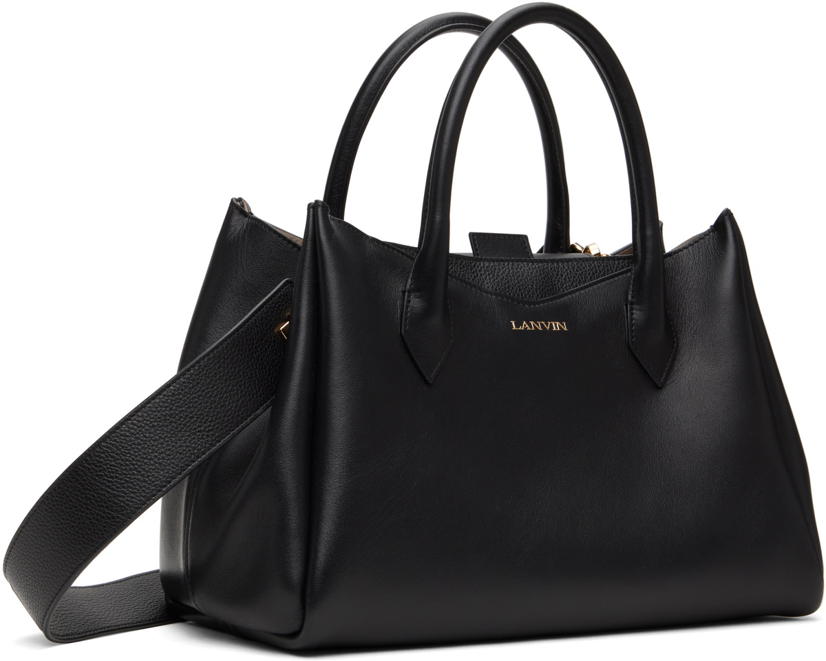 Lanvin Black L'Octave Leather Day Bag