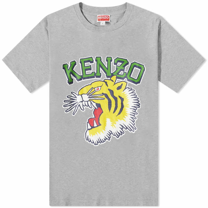 Photo: Kenzo Men's University Tiger T-Shirt in Pearl Grey