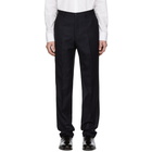 Cobra S.C. Navy Wool Classic Pinstripe Trousers