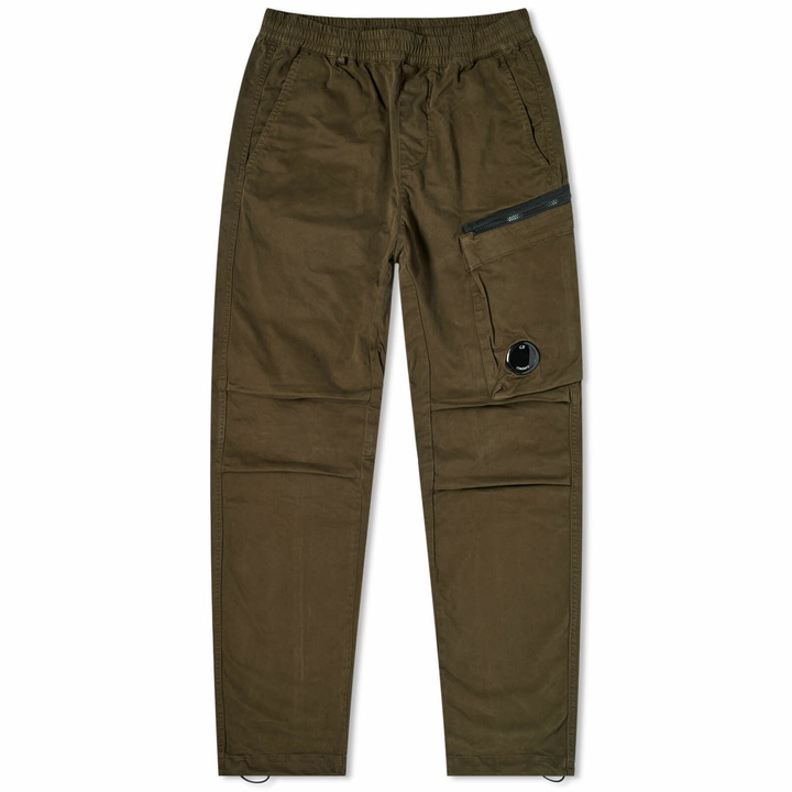 Photo: C.P. Company Men's Stretch Sateen Pants in Ivy Green