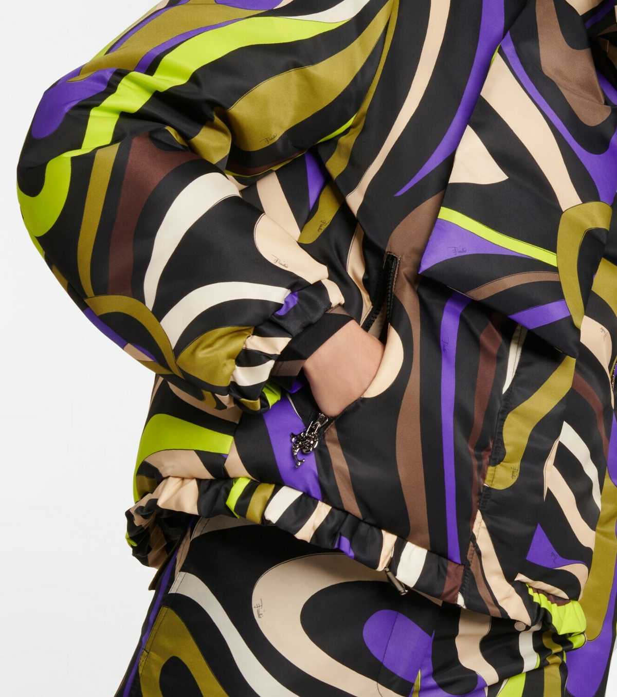 Emilio Pucci Women's Abstract Pattern Ski Jacket