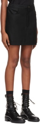 Loulou Studio Black Hornby Miniskirt