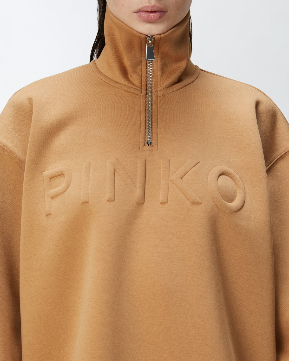 PINKO White Cotton Sweatshirt