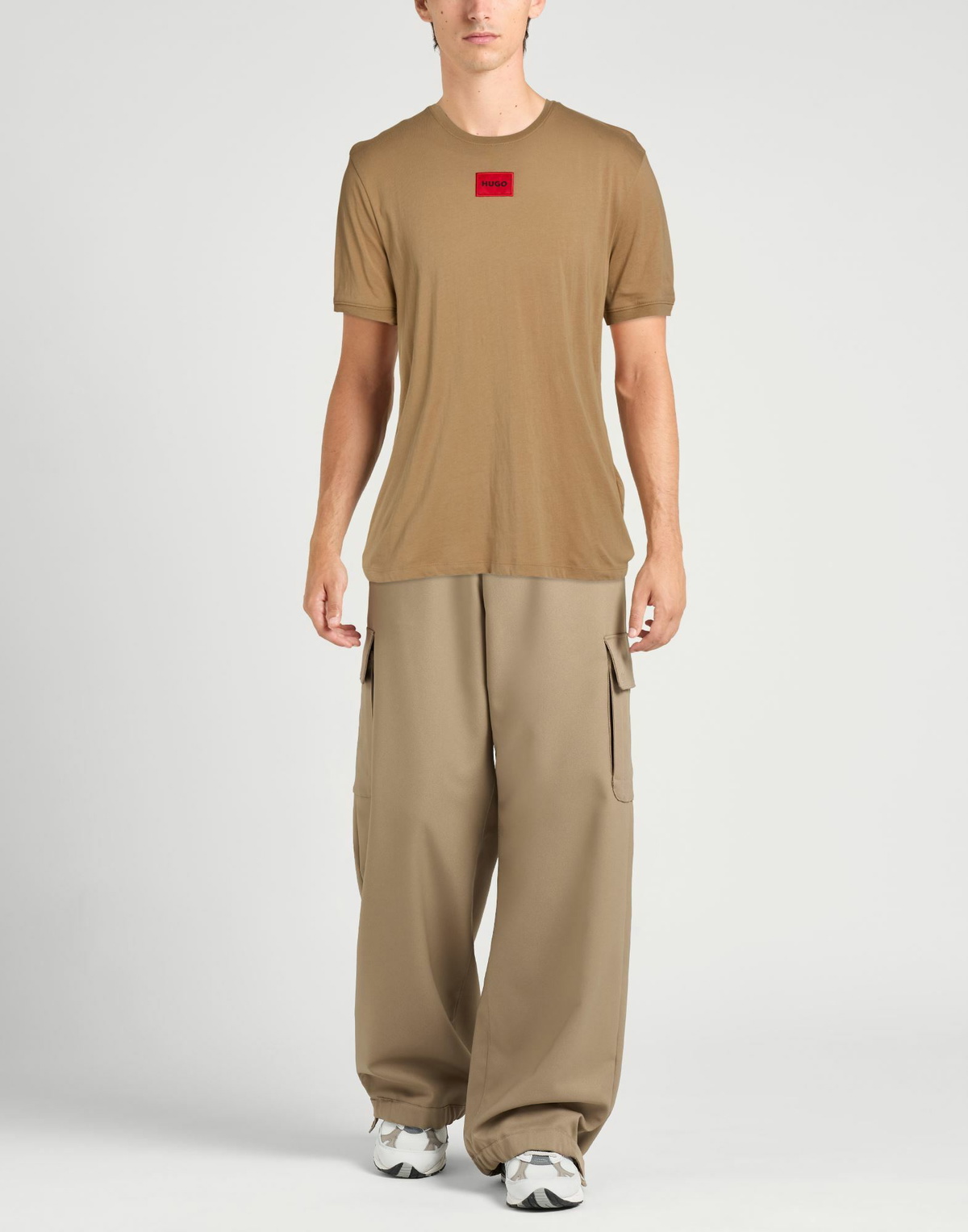 Hugo Mens T-shirt Sand