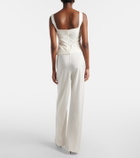 Posse Cove silk-blend straight pants