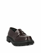 Adieu Womens Loafers Burgundy