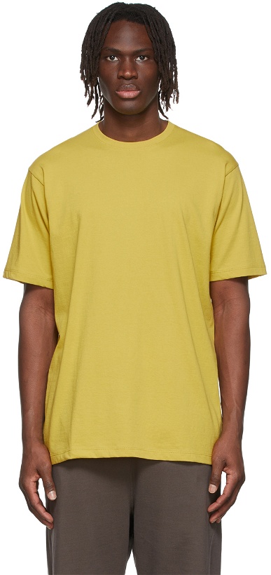 Photo: The Viridi-anne Yellow Logo Embroidery T-Shirt