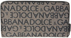Dolce & Gabbana Brown & Black Jacquard Wallet
