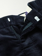 Ralph Lauren Purple label - Gregory Straight-Leg Cotton-Corduroy Trousers - Blue