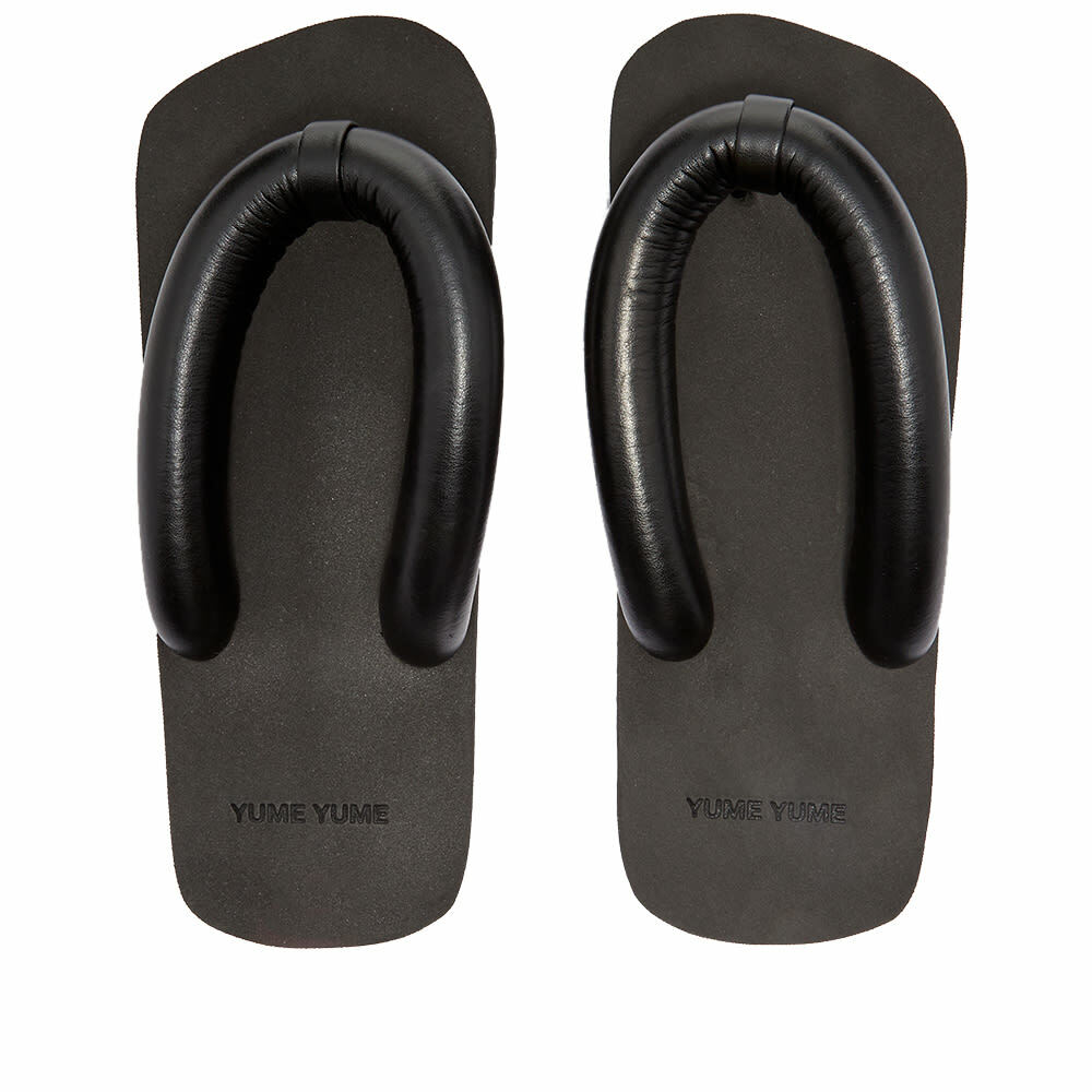 Yume Yume Women's Suki Sandal in Black Bio Leather Yume Yume