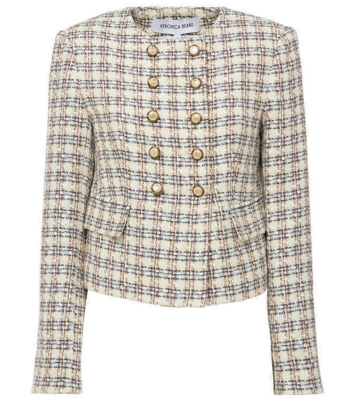 Photo: Veronica Beard Bentley checked tweed jacket