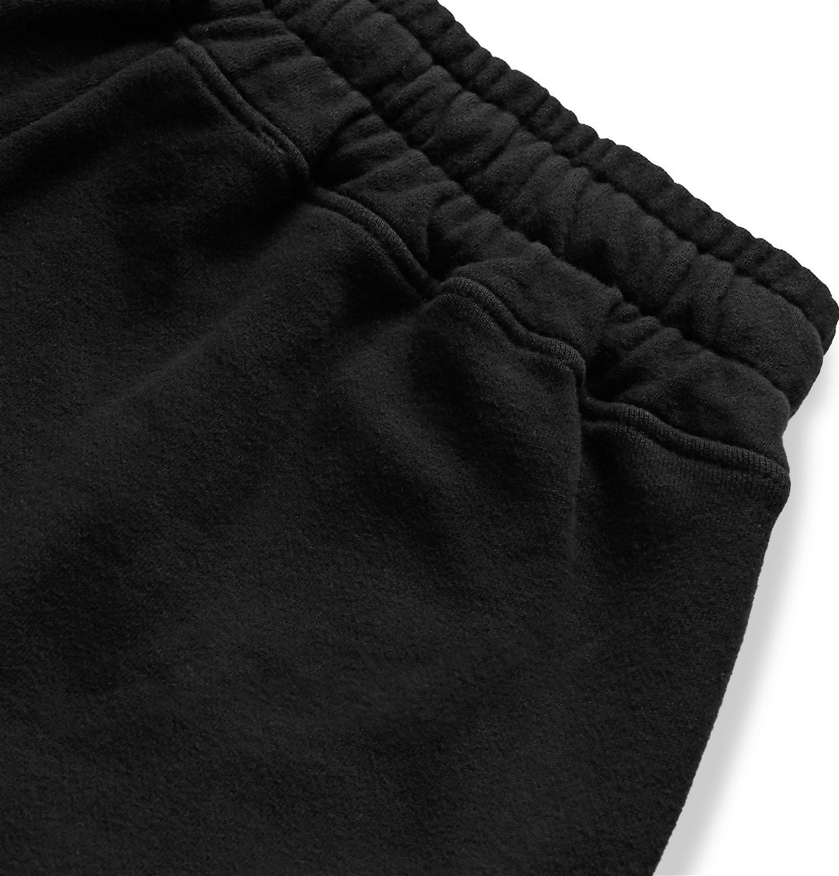 BILLY - Cloud Slim-Fit Tapered Loopback Cotton-Jersey Sweatpants - Black