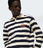 Adish - Kharaz striped cotton polo shirt