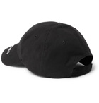 Balenciaga - Logo-Embroidered Cotton-Twill Baseball Cap - Men - Black